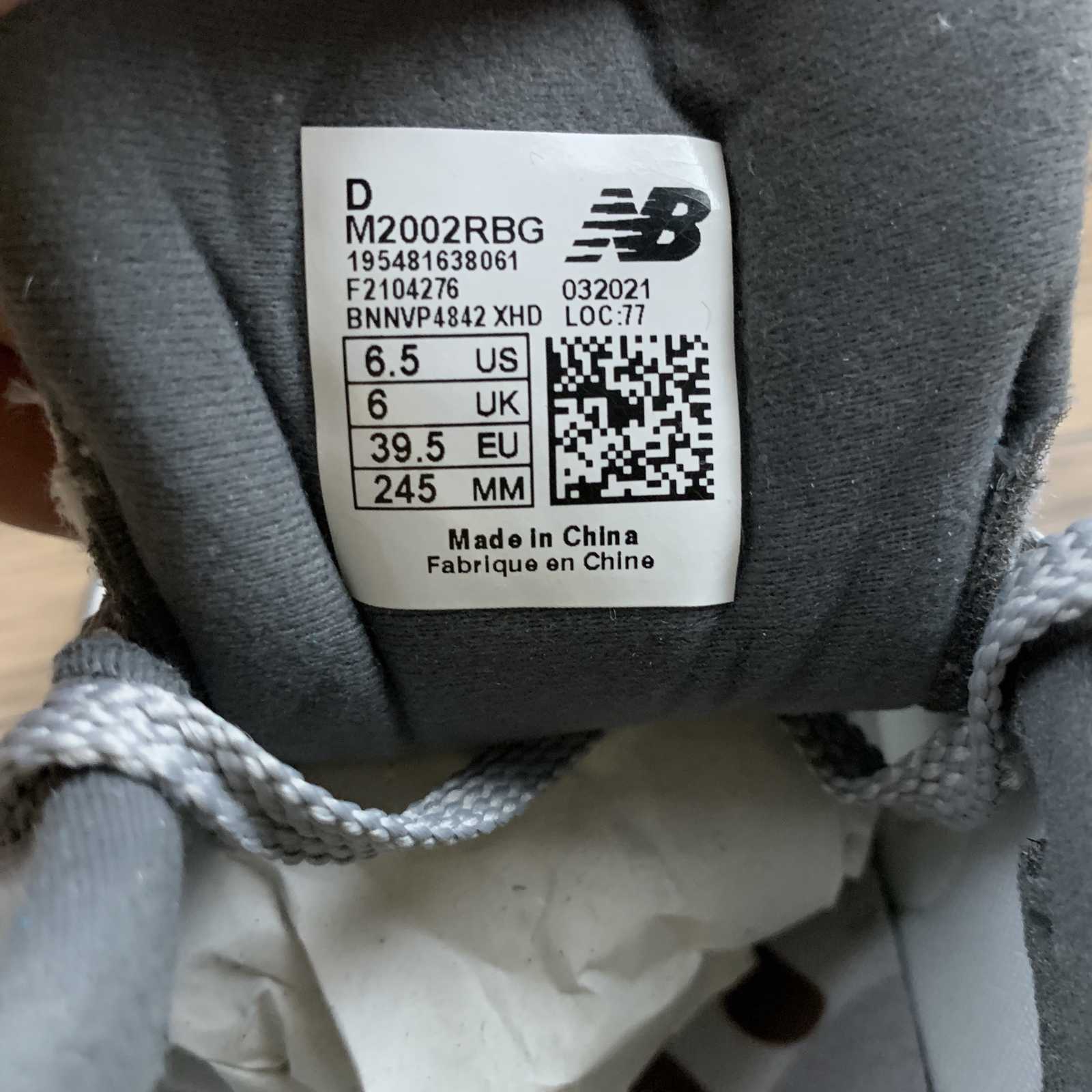 Replica New Balance Shoe New Balance NB2002  M2002RBG  36-45