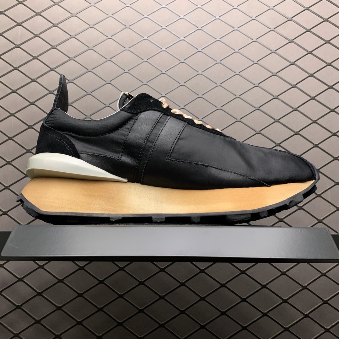 Replica Lanvin Shoe Lanvin Bumper Black Orange Size 35-44