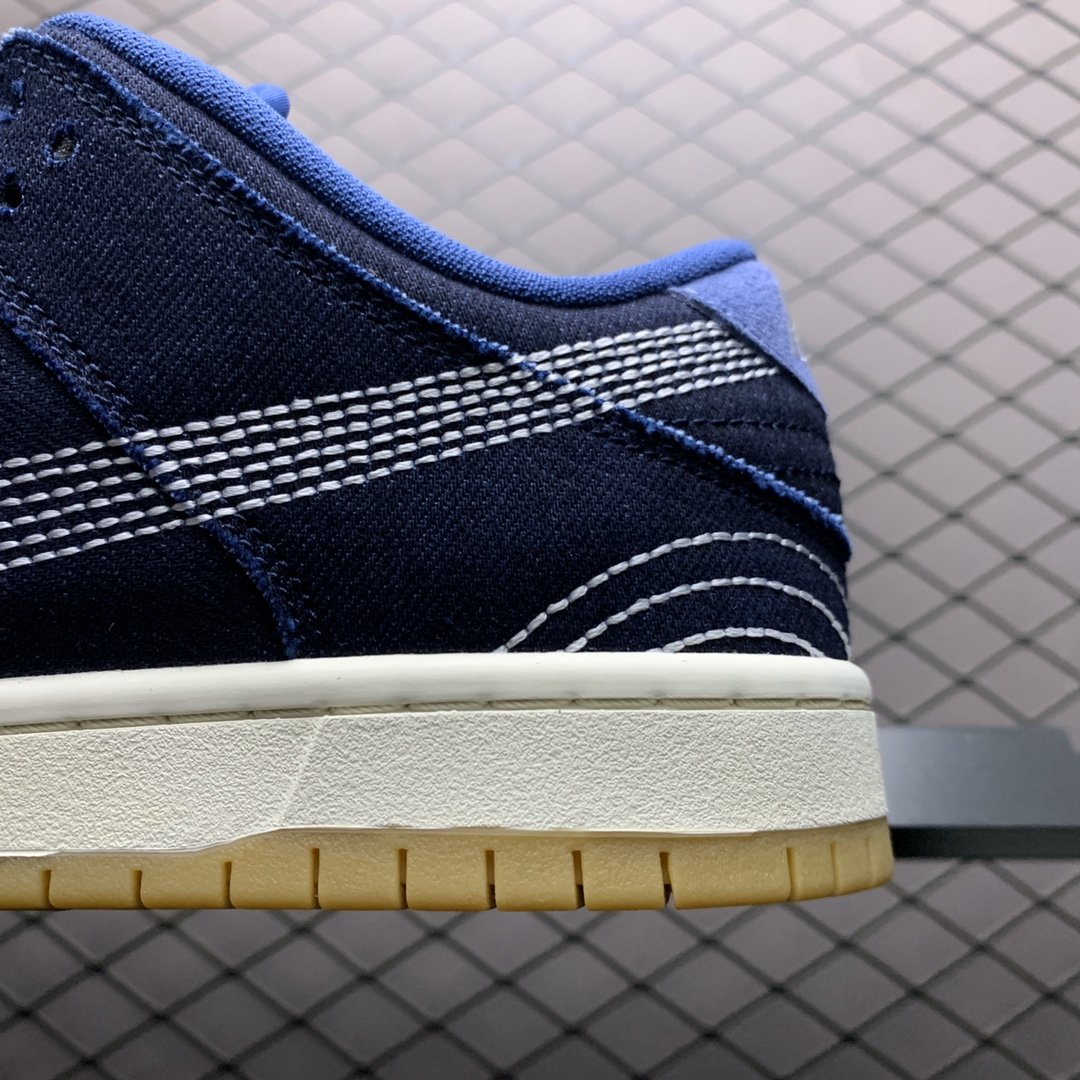 Replica Nike Dunk SB Shoe Nike SB Dunk Low Pro PRM Denim Gum CV0316-400 Size 40-46