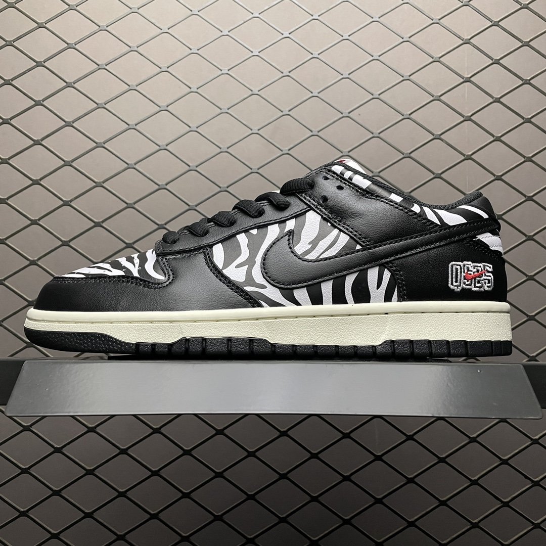 Replica Nike Dunk SB Shoe Quartersnacks x Nike Dunk Low ZeberDM3510-001 Size 36-46
