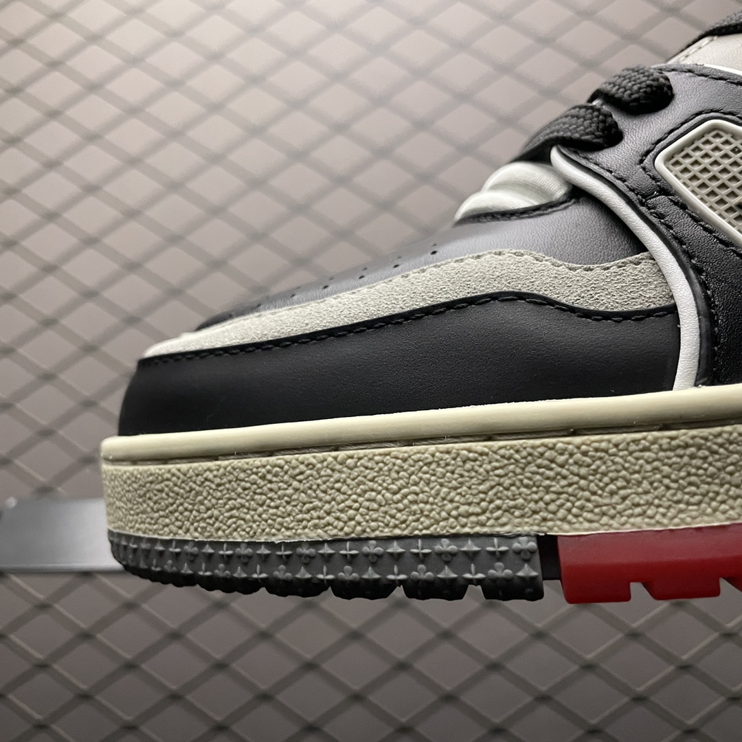 Replica Louis Vuitton Shoe Louis Vuitton LV Trainer Size 38-45 Black Brown