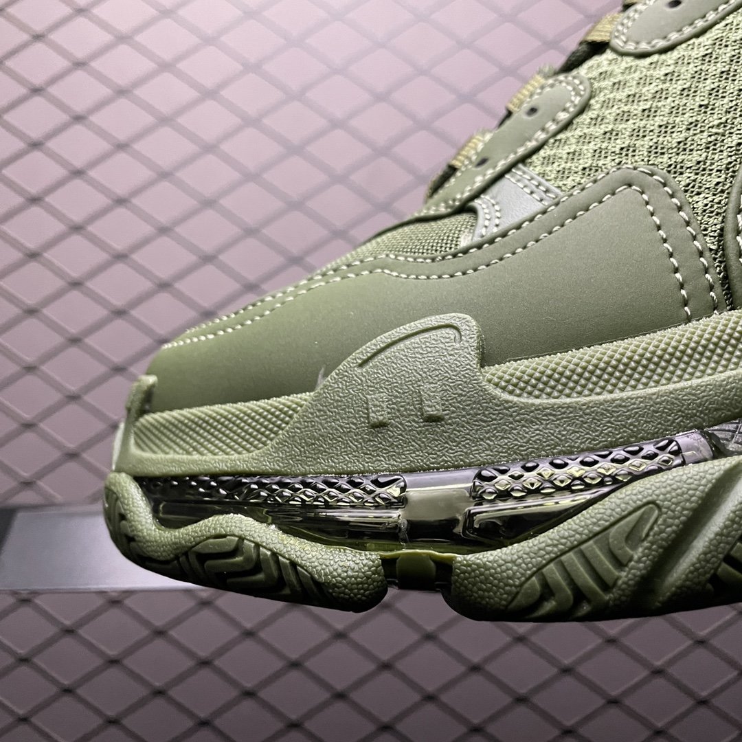 Replica Balenciaga Shoe Balenciaga Triple S 3.0 GREEN 35-46