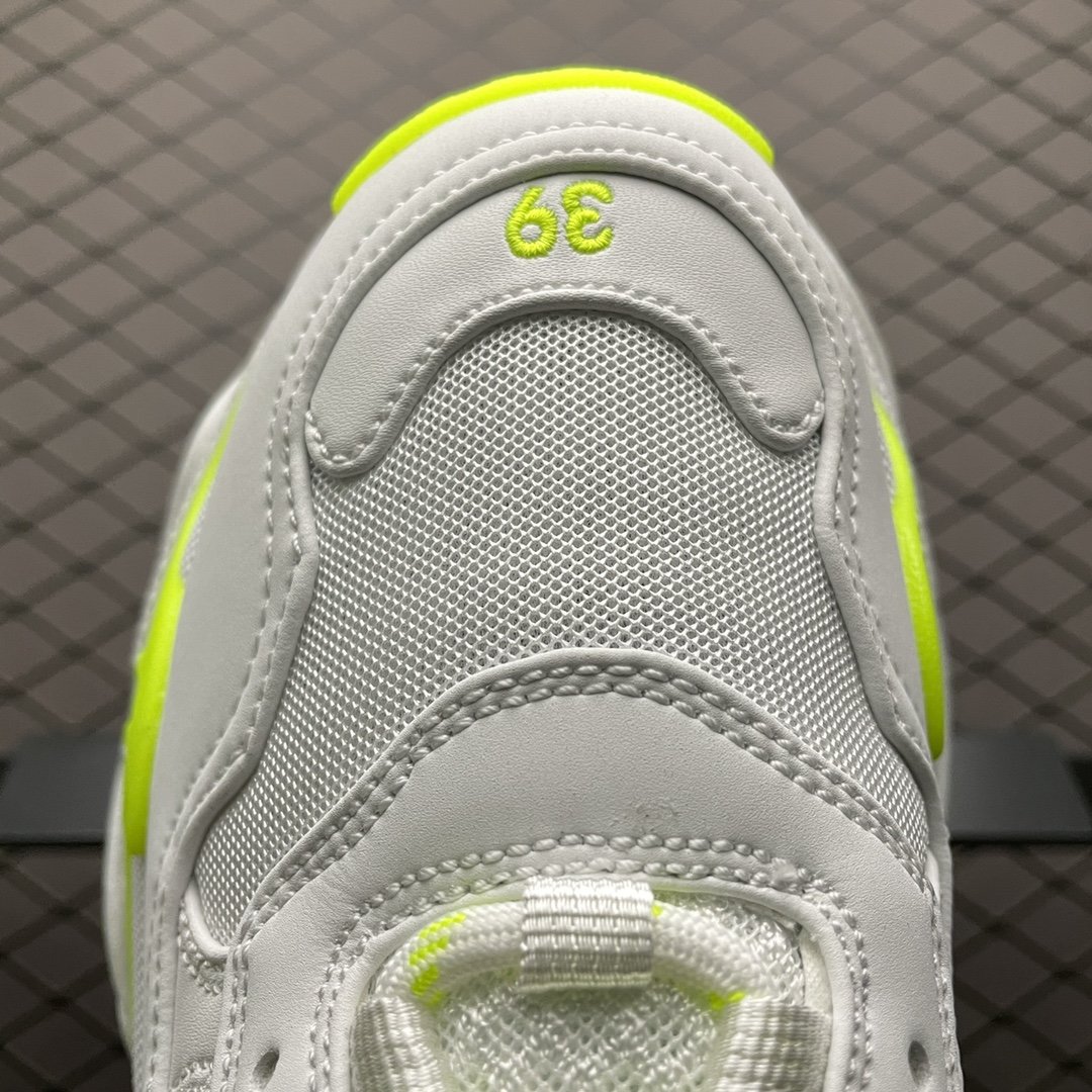 Replica Balenciaga Shoe Balenciaga Triple S White Yellow 35-45