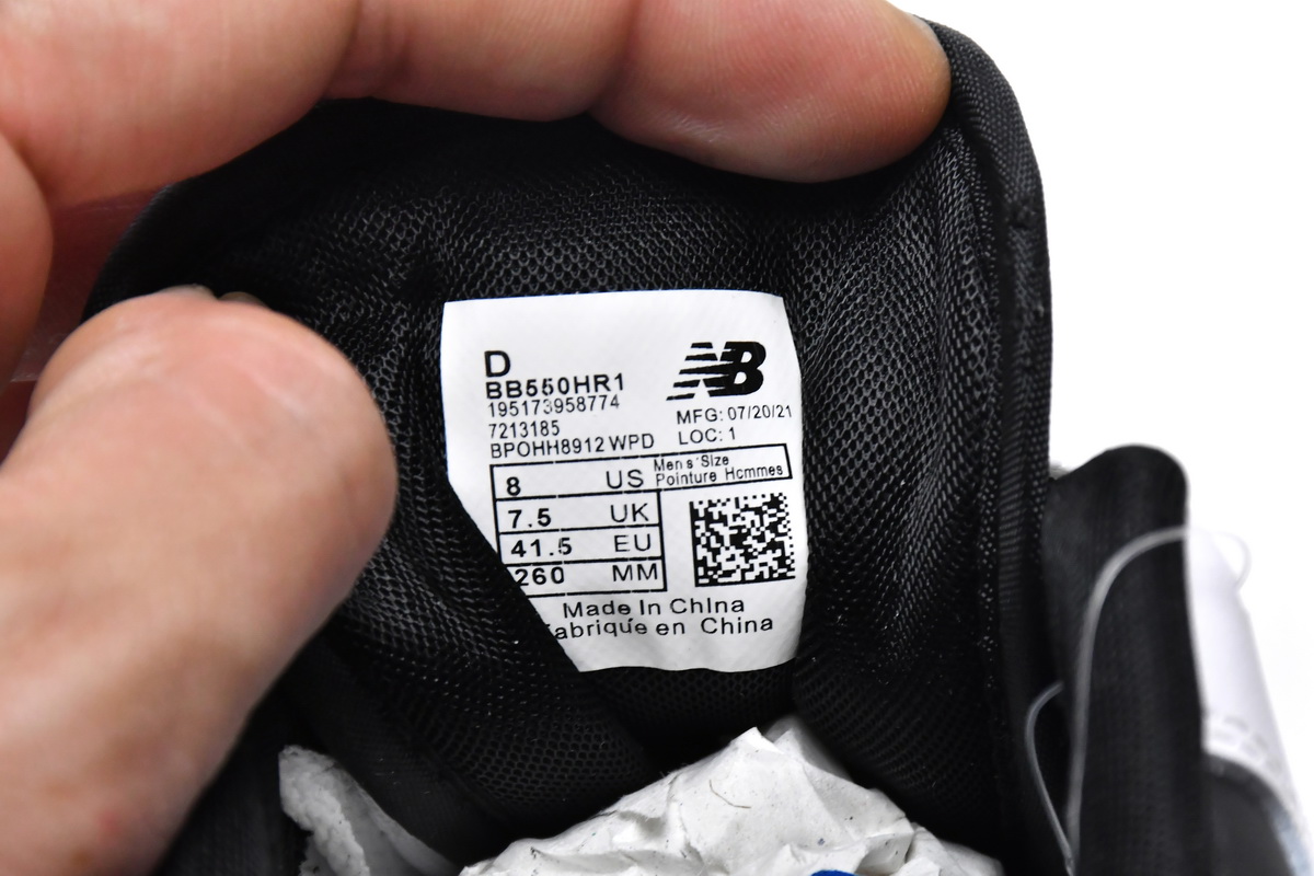 Replica New Balance Shoe BB550HR1 New Balance 550 Shifted Sport Pack Team Red