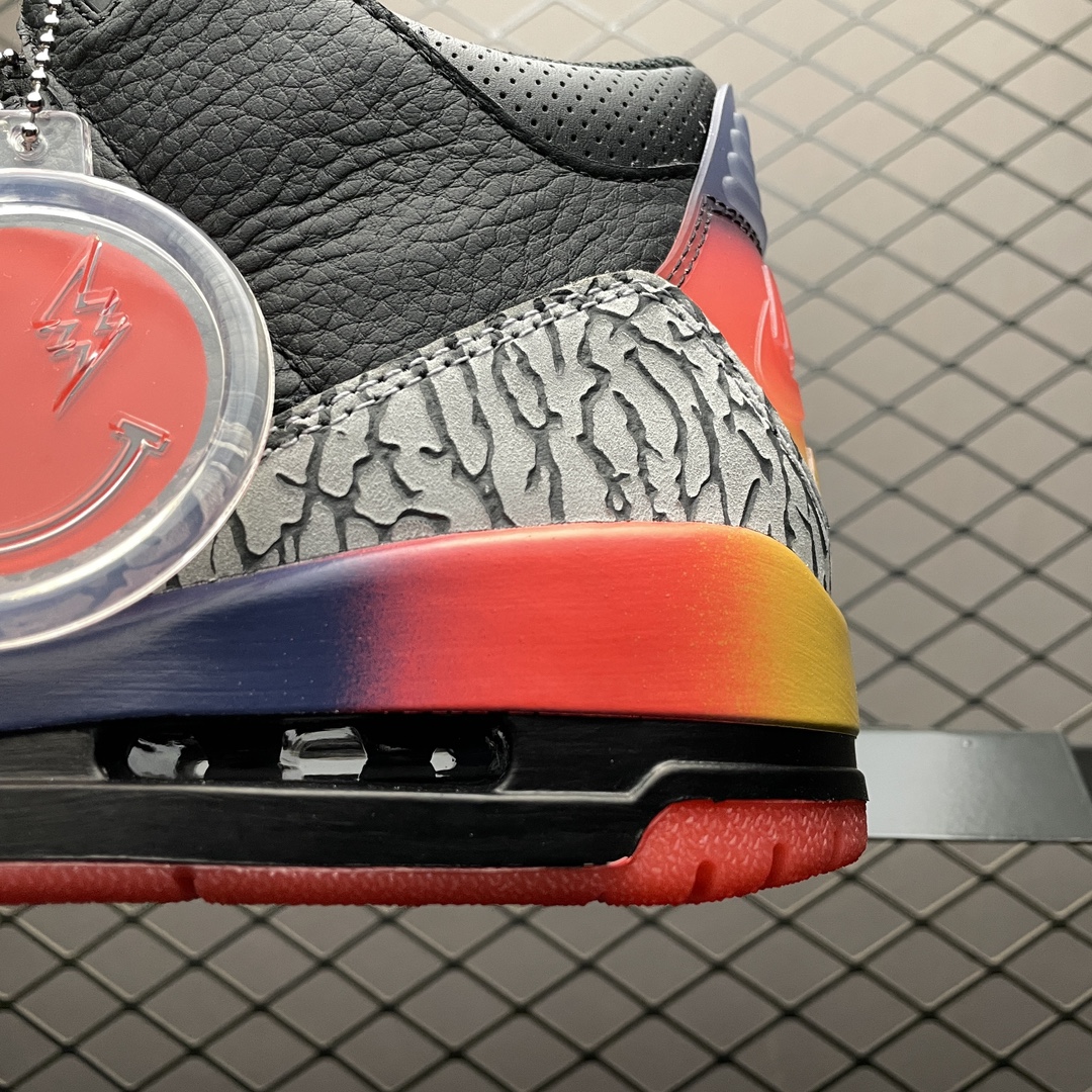 Replica Air Jordan Shoe Balvin x Air Jordan 3 Retro SP AJ3 FN0344-001 size 36-48.5