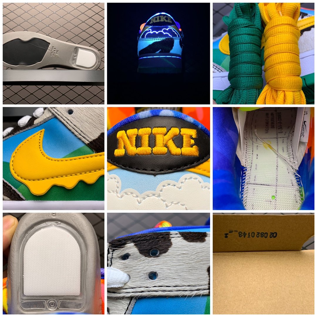 Replica Nike Dunk SB Shoe Ben u0026 Jerrys x Nike SB Dunk Low Pro QS CU3244-100 36-47.5