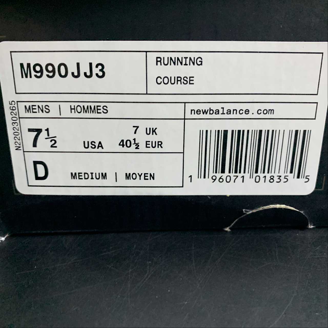 Replica New Balance Shoe New Balance NB990 M990JJ3  36 -45