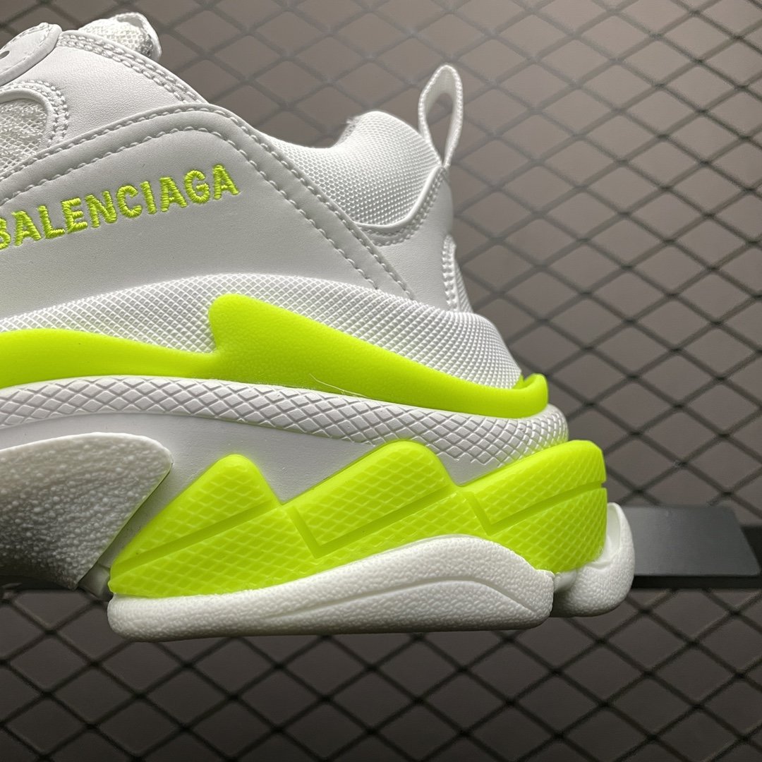 Replica Balenciaga Shoe Balenciaga Triple S White Yellow 35-45