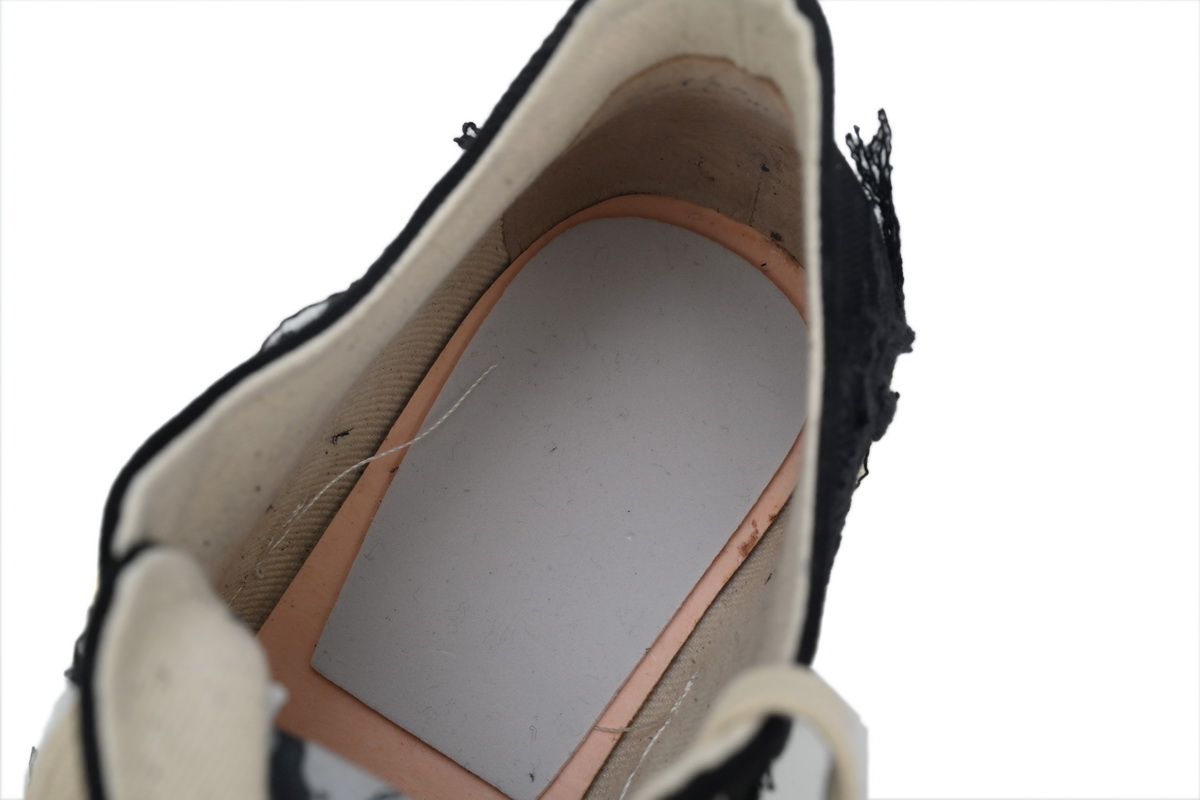 Replica Rick Owens Shoe Rick Owens EDFU DRKSHDW Slashed Low ‘Black Milk’