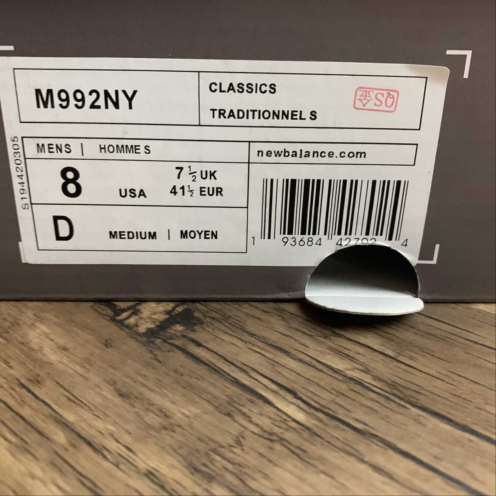 Replica New Balance Shoe New Balance NB992 M992NY  36-45