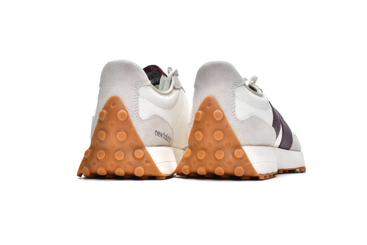 Replica New Balance Shoe WS327KA New Balance 327 White Dark Red