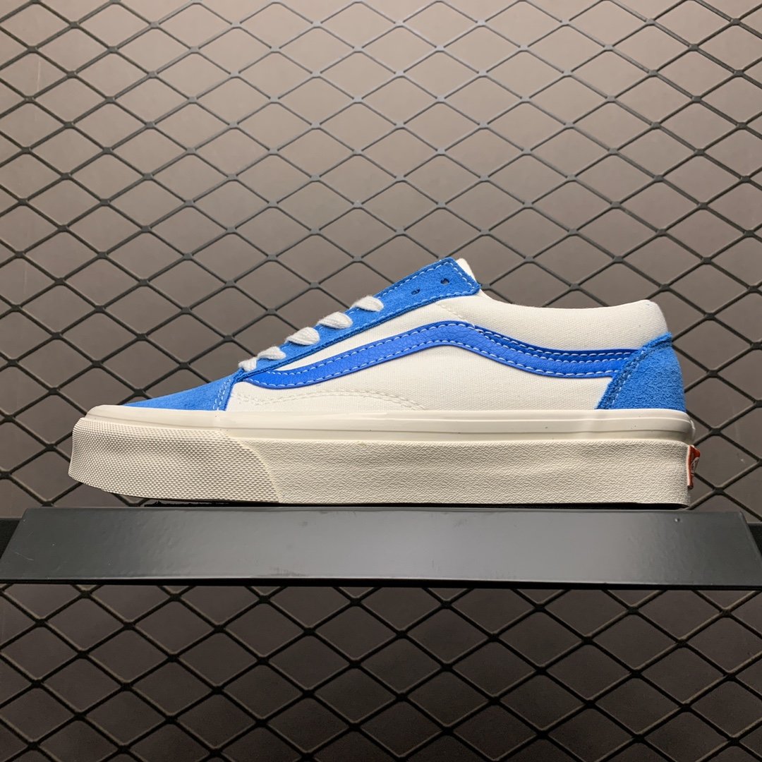 Replica Vans Shoe Vans Old Skool WHITE BLUE 35-44