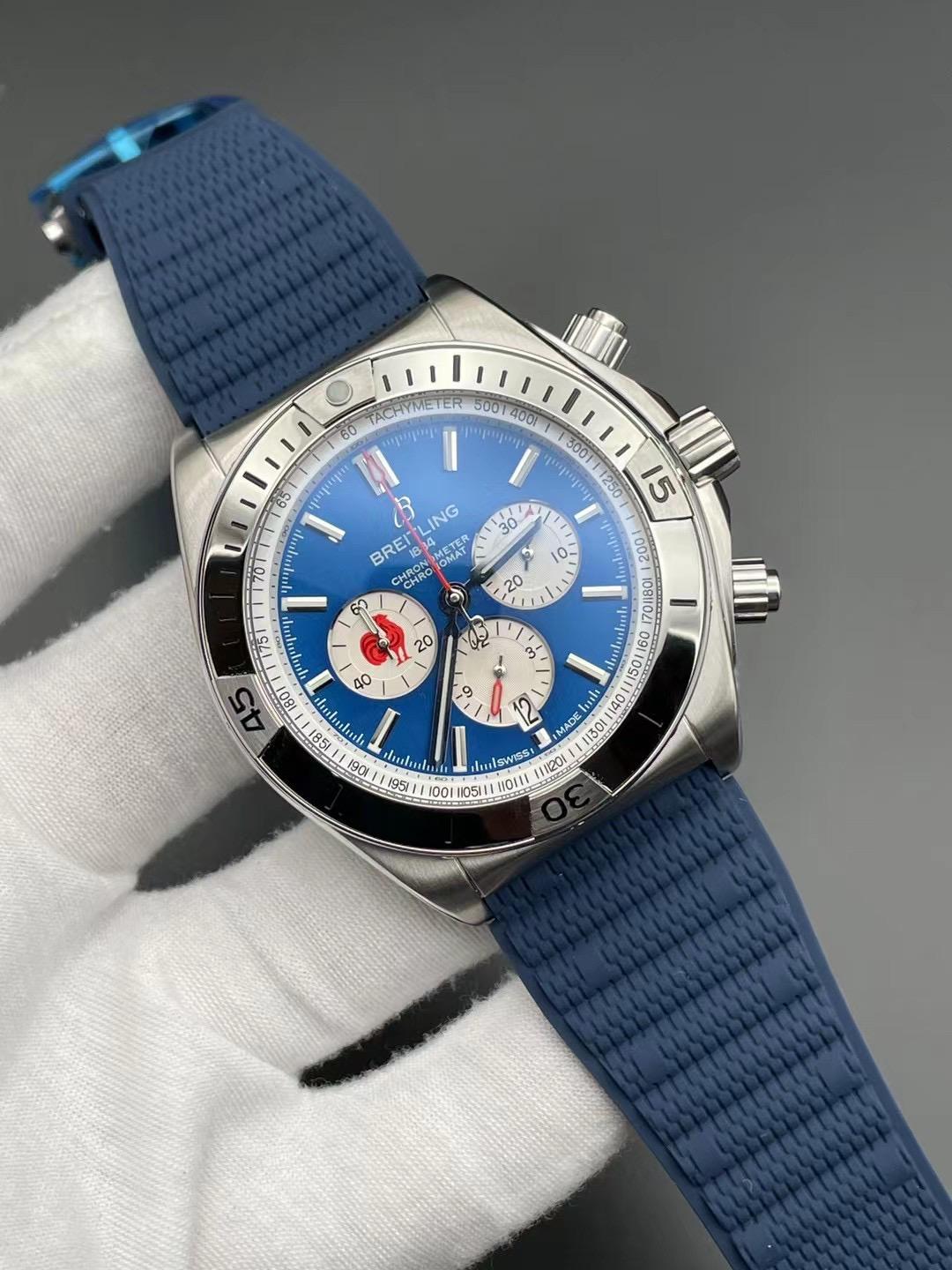 Replica BREITLING 904l Stainless Steel Quartz Watch 46MM