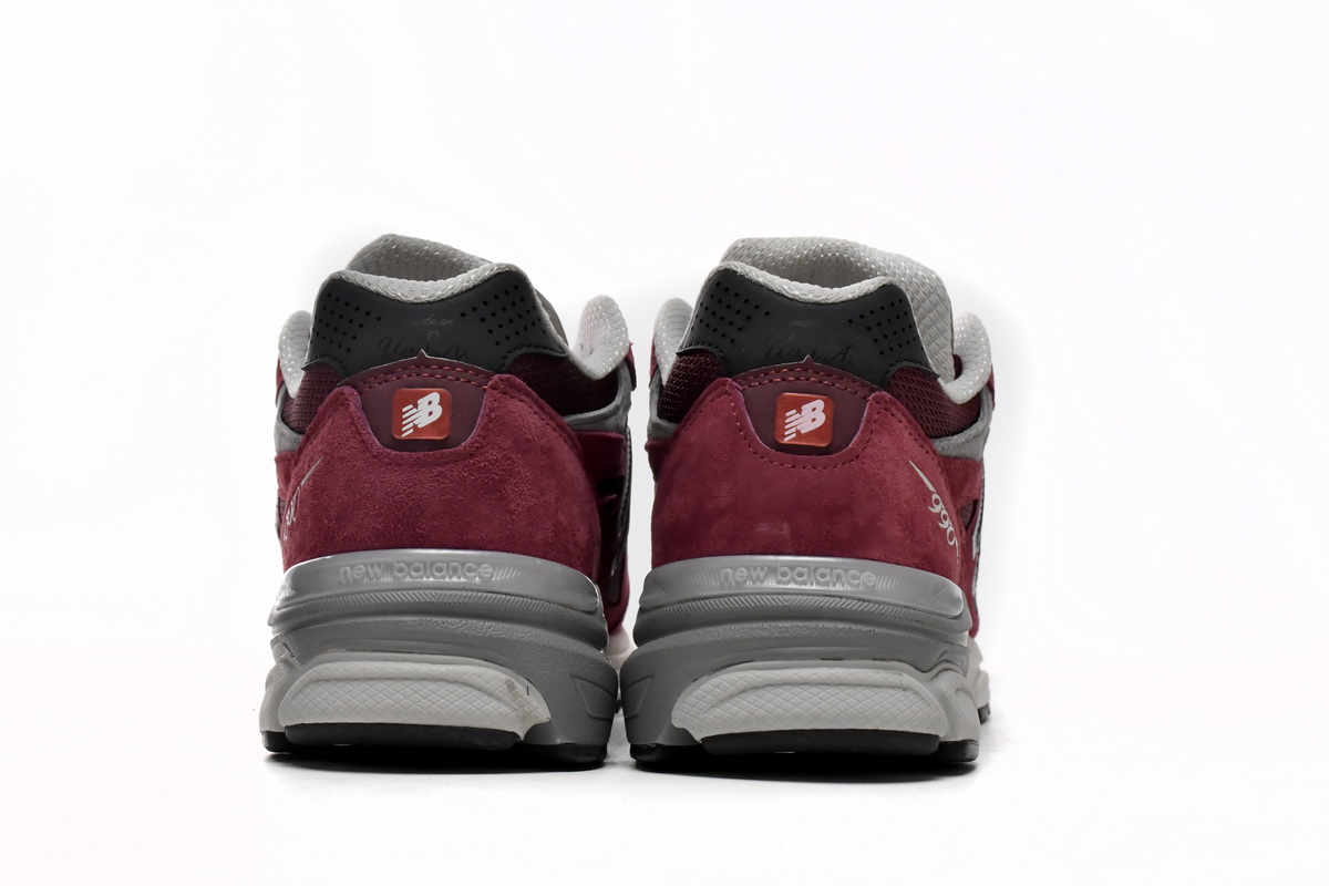 Replica New Balance Shoe M990TF3 Teddy Santis x New Balance 990v3 Scarlet Marblehead