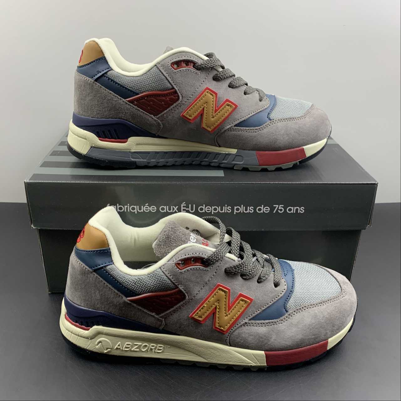 Replica New Balance Shoe New Balance NB998  M998DBR  39.5 40 40.5 41.5 42 42.5 43 44
