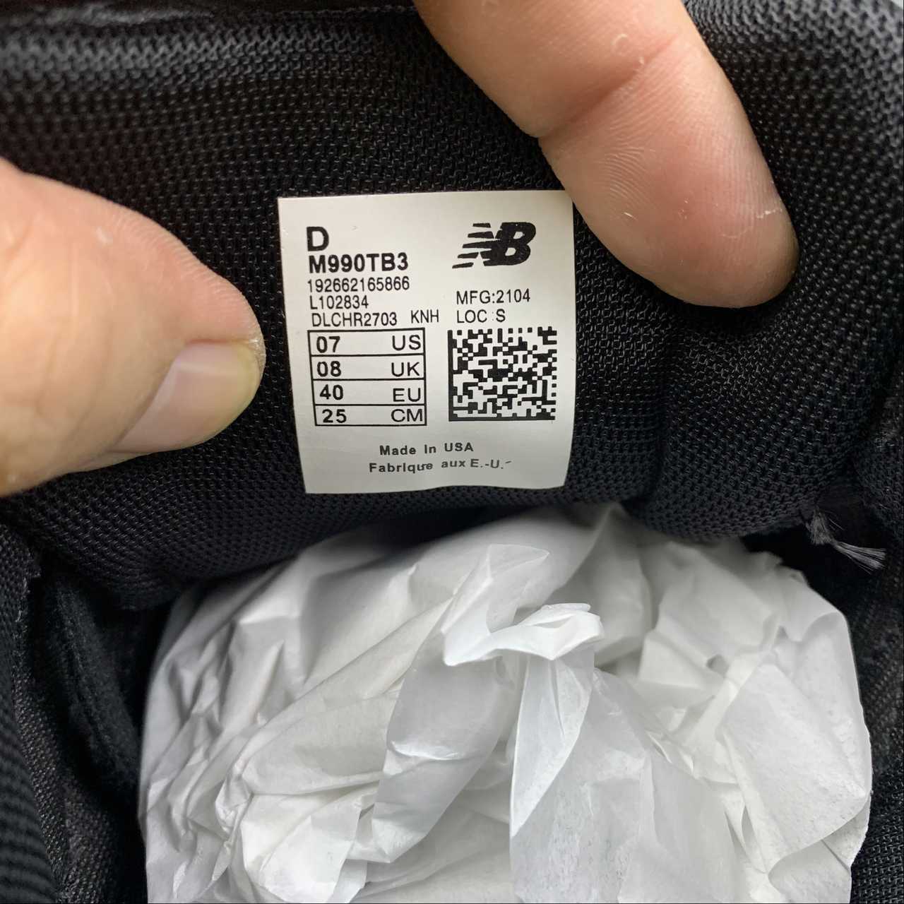 Replica New Balance Shoe Running Shoes  New Balance NB990 M990TB3  36-45