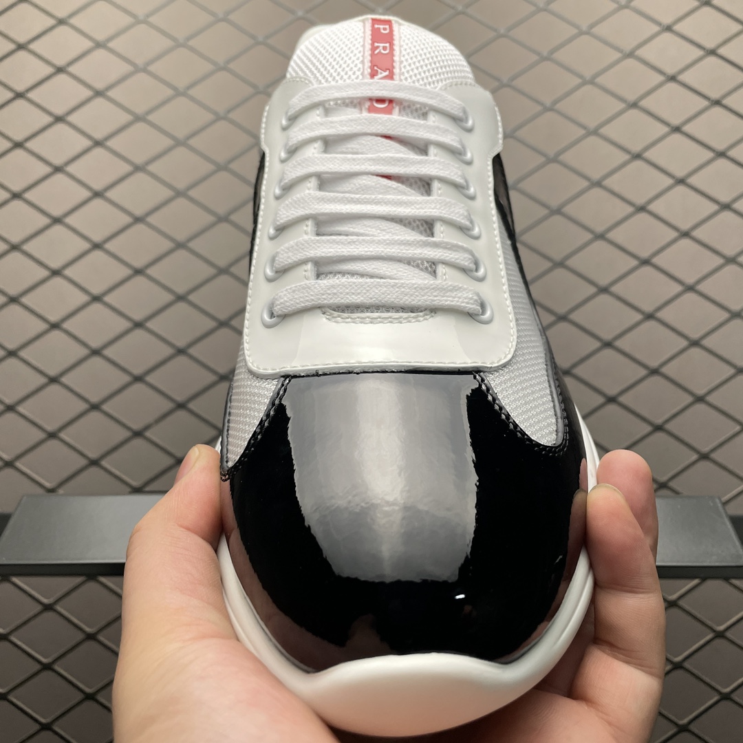 Replica Prada Shoe Prada Calzature Uomo Size 38-46 Black White