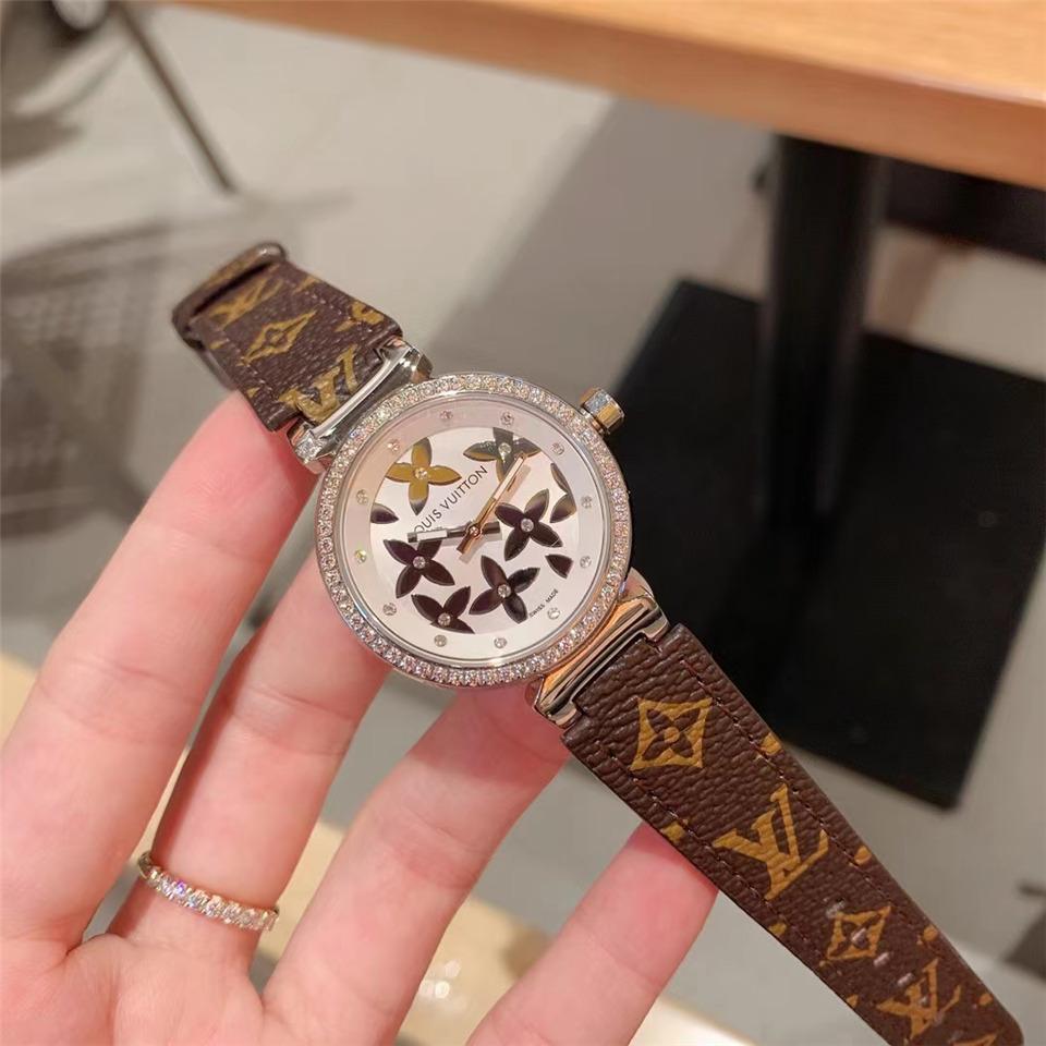 Replica LOUIS VUITTON LV 904l Stainless Steel Quartz Watch 33MM