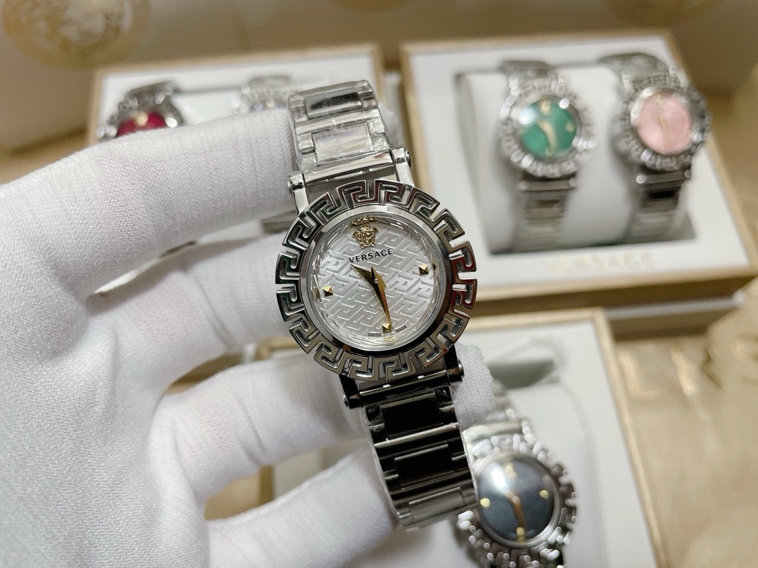 Replica Versace 904l Stainless Steel Quartz Watch 30MM