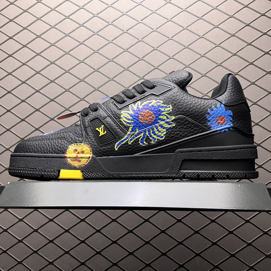 Replica Louis Vuitton Shoe Yayoi Kusama x Louis Vuitton LV Trainer Size 38-45