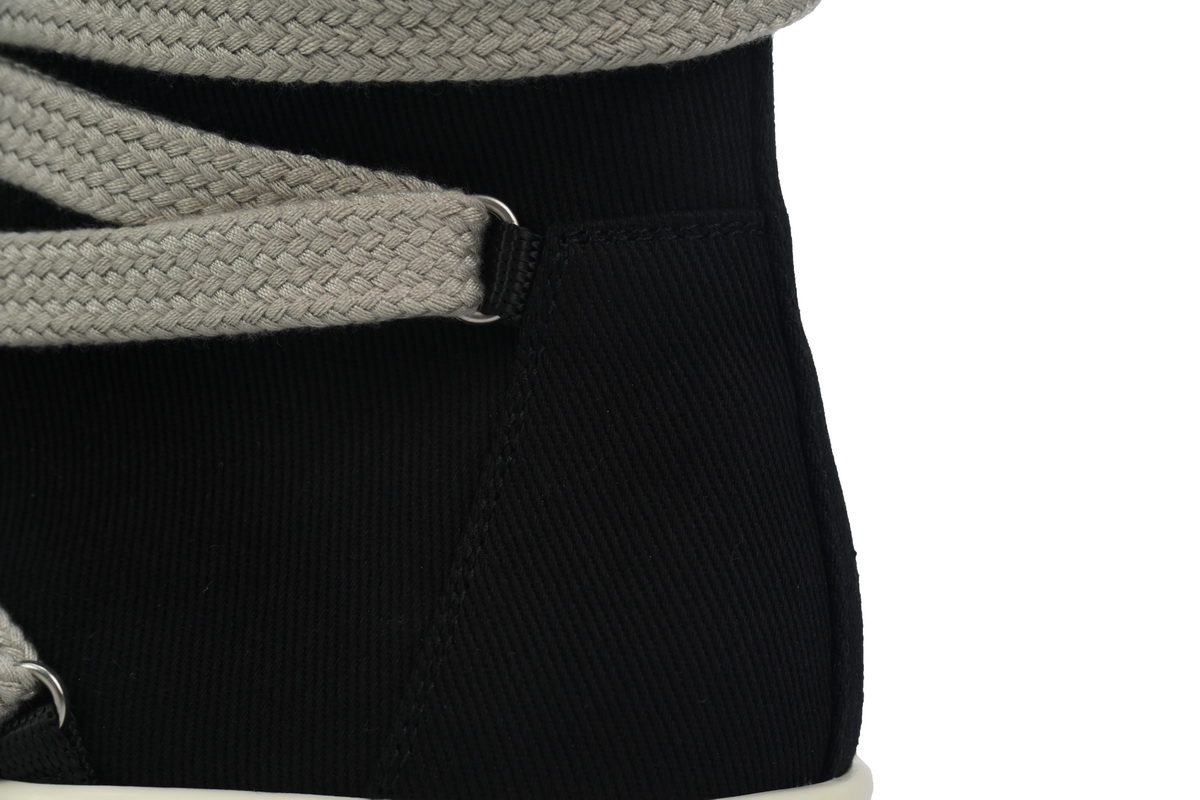 Replica Rick Owens Shoe Rick Owens DRKSHDW Luxor Hexa High ‘Black Milk’