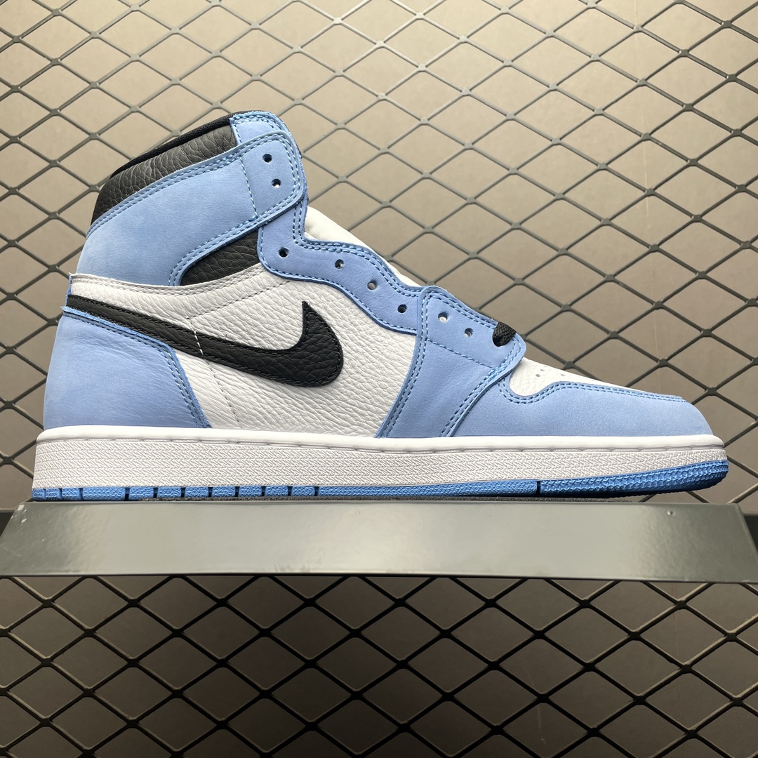 Replica Air Jordan Shoe Air Jordan 1 University Blue 555088-134 Size 40-47.5