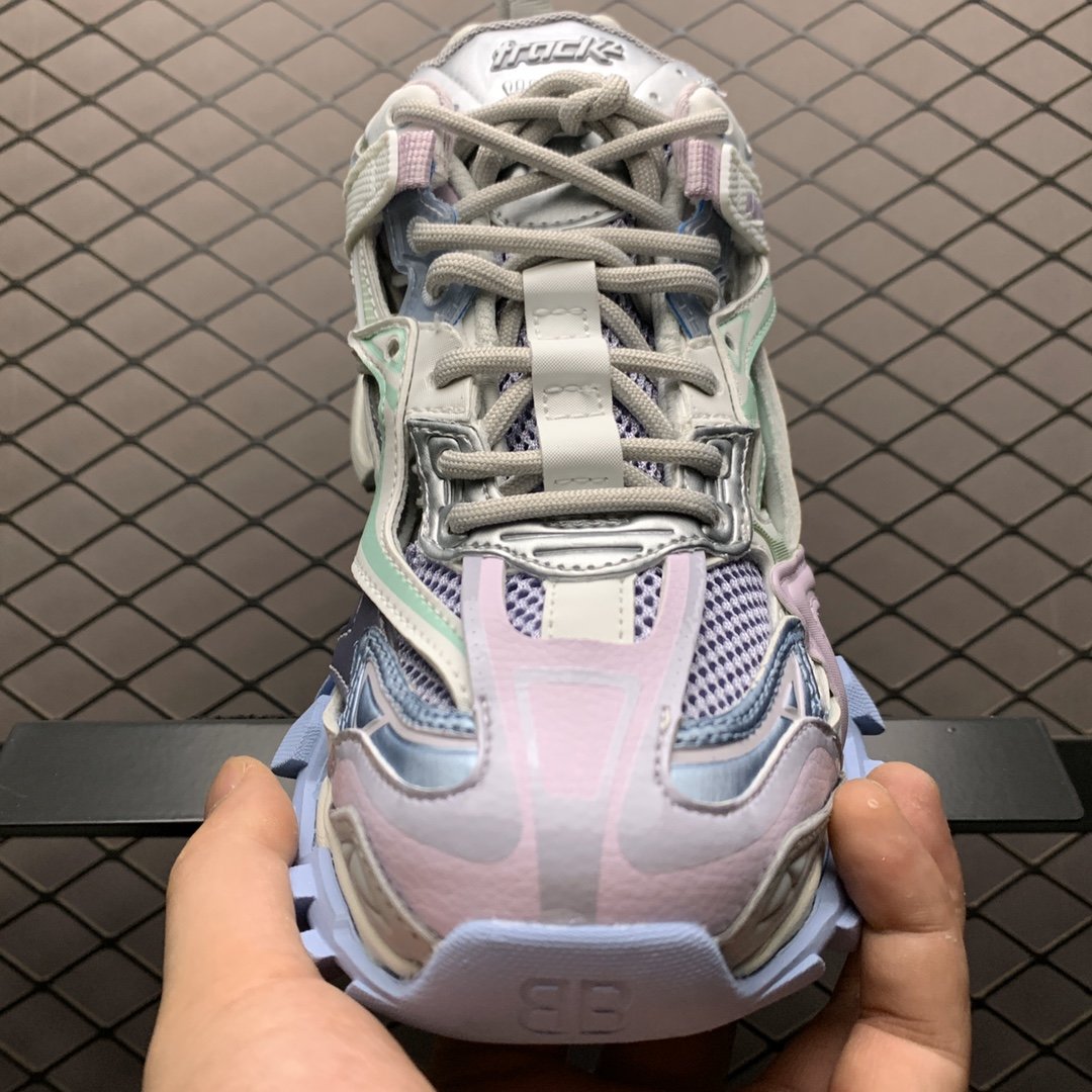 Replica Balenciaga Shoe Balenciaga Track 2 Gray Blue Size 35-45