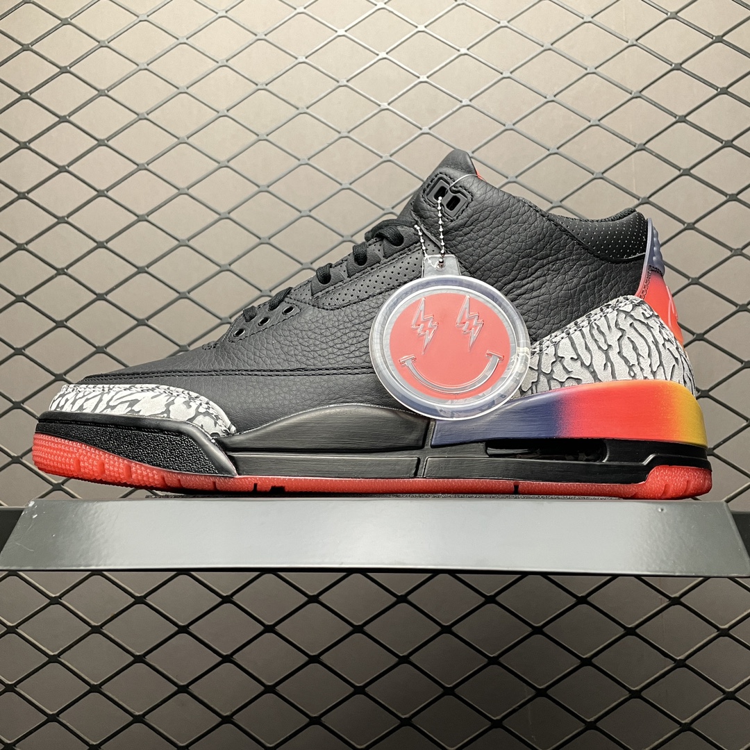 Replica Air Jordan Shoe Balvin x Air Jordan 3 Retro SP AJ3 FN0344-001 size 36-48.5