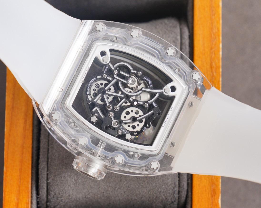Replica Richard Mille Transparent Shell Automatic Machine Watch 42MM