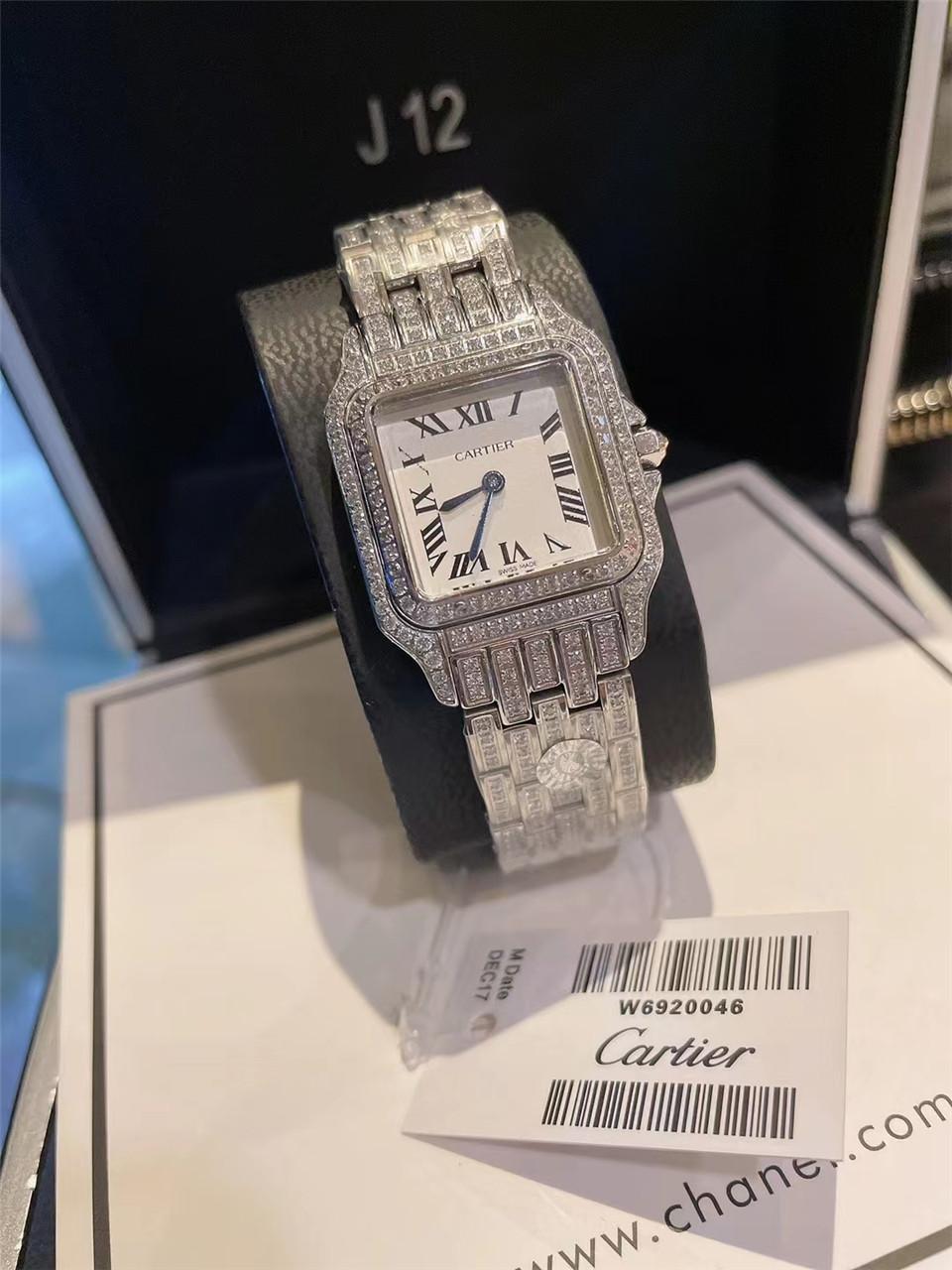 Replica Cartier Panthere 904l Stainless Steel Quartz Watch 27mm