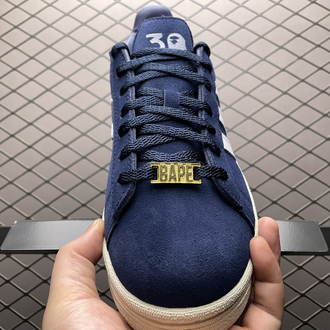 Replica Bape Shoe Bape x AdidasCampus 80s ID4770 Size 36-45