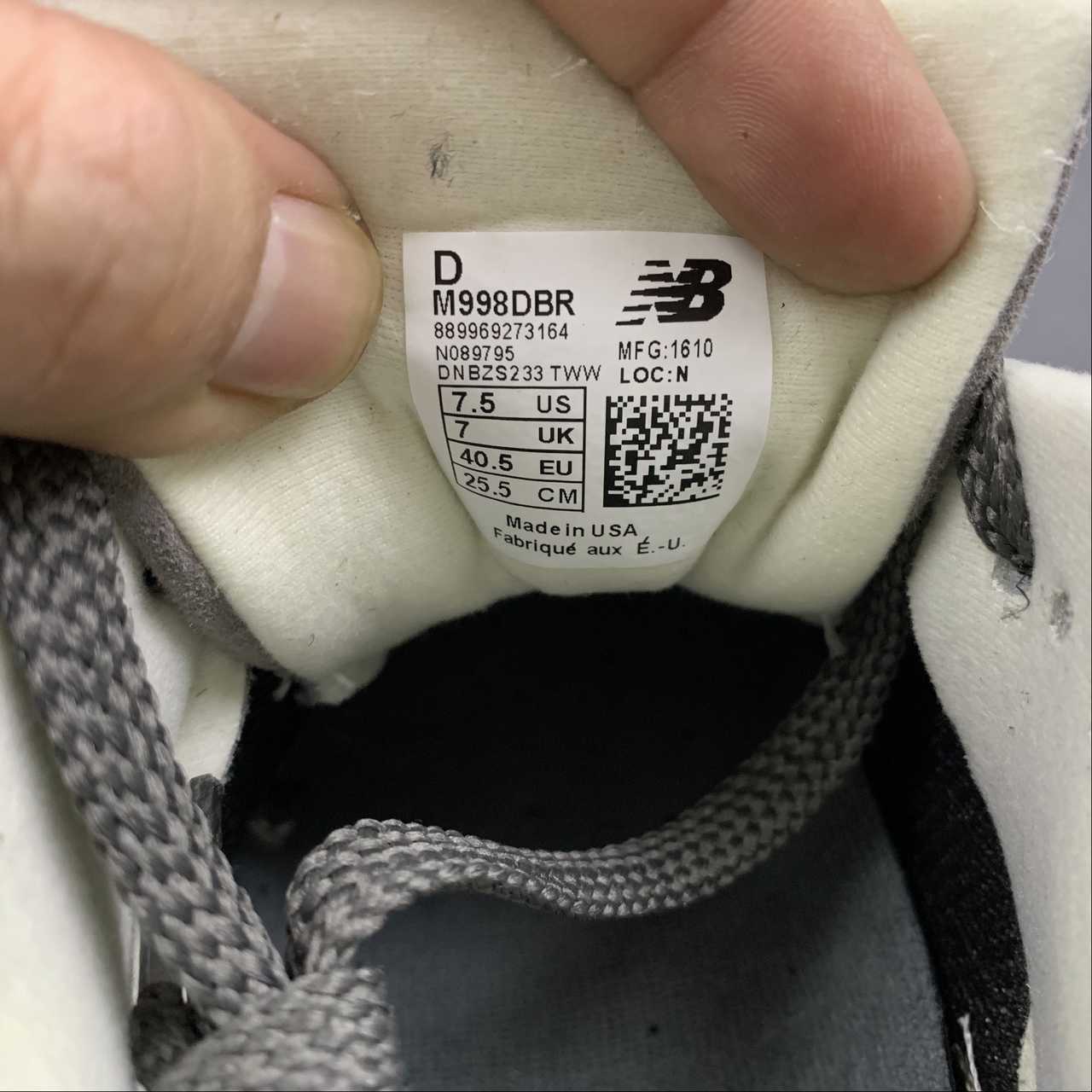 Replica New Balance Shoe New Balance NB998  M998DBR  39.5 40 40.5 41.5 42 42.5 43 44