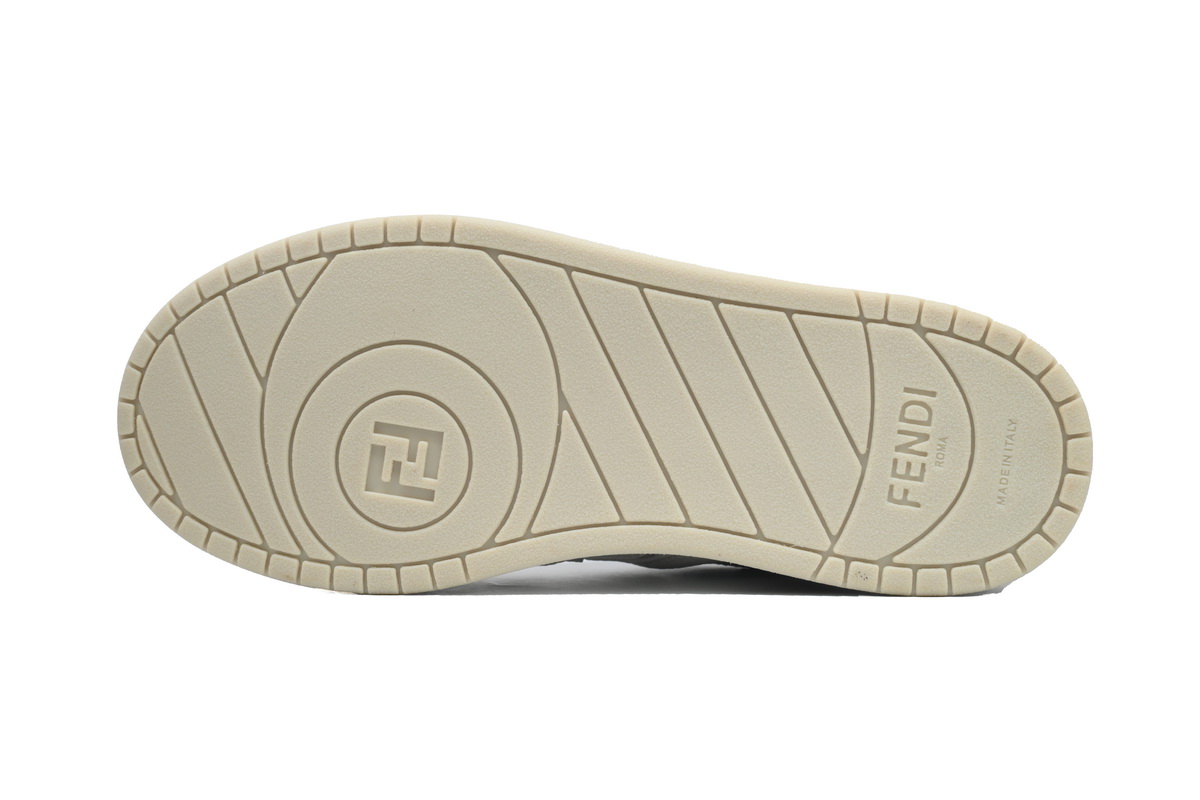 Replica Fendi Shoe Fendi Match Grey White