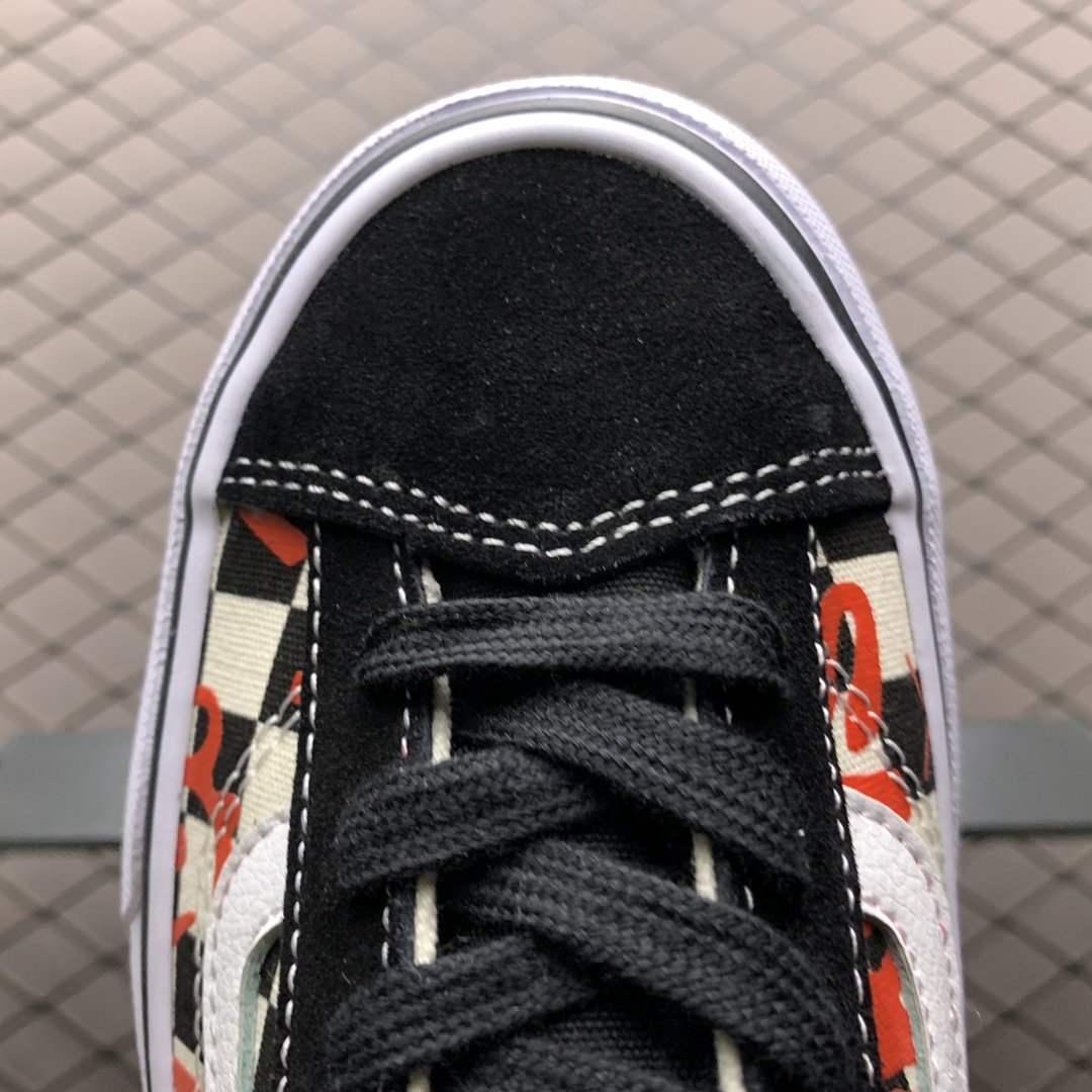 Replica Vans Shoe Vans Style 36 Black White Red Size 35-44