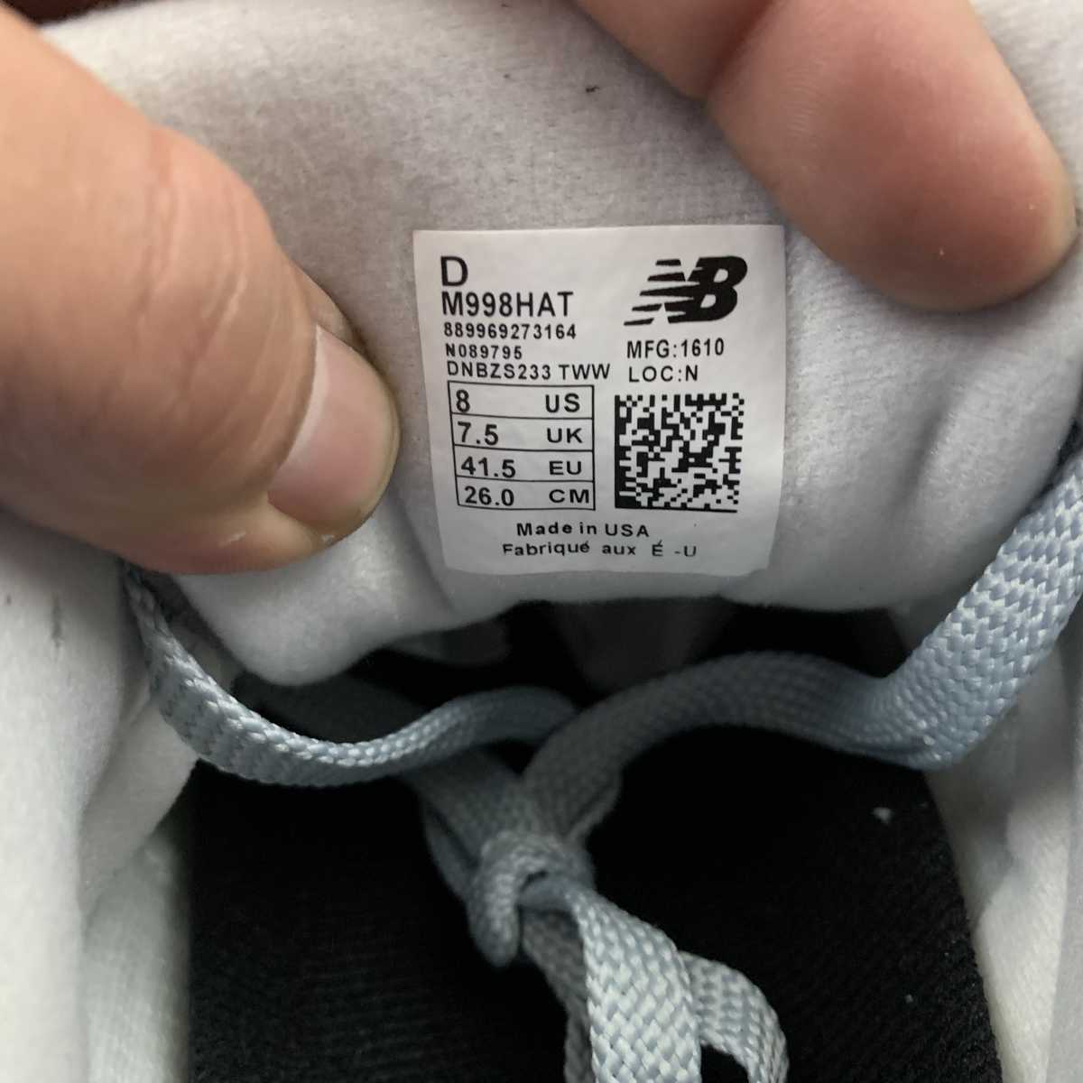 Replica New Balance Shoe New Balance NB998 StyleU M998HAT  39.5 40 40.5 41.5 42 42.5 43 44
