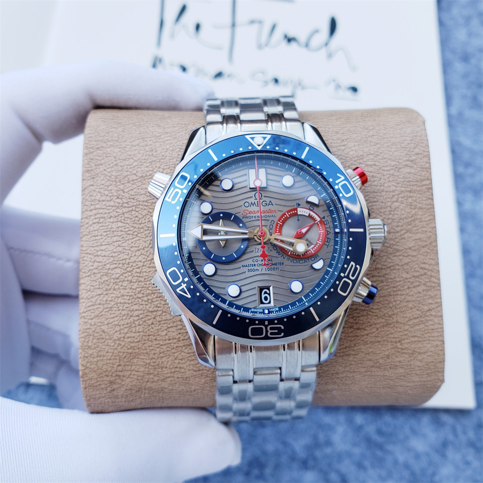 Replica OMEGA Seamaster 904l Stainless Steel Quartzl Watch 42MM