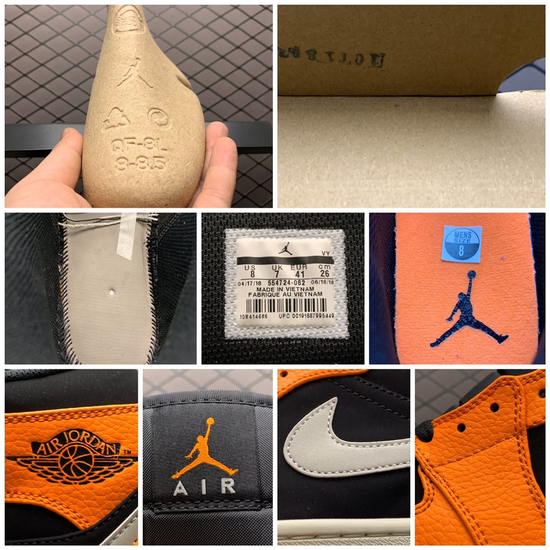Replica Air Jordan Shoe Air Jordan 1 MID AJ1 554724-062 Size 36-45