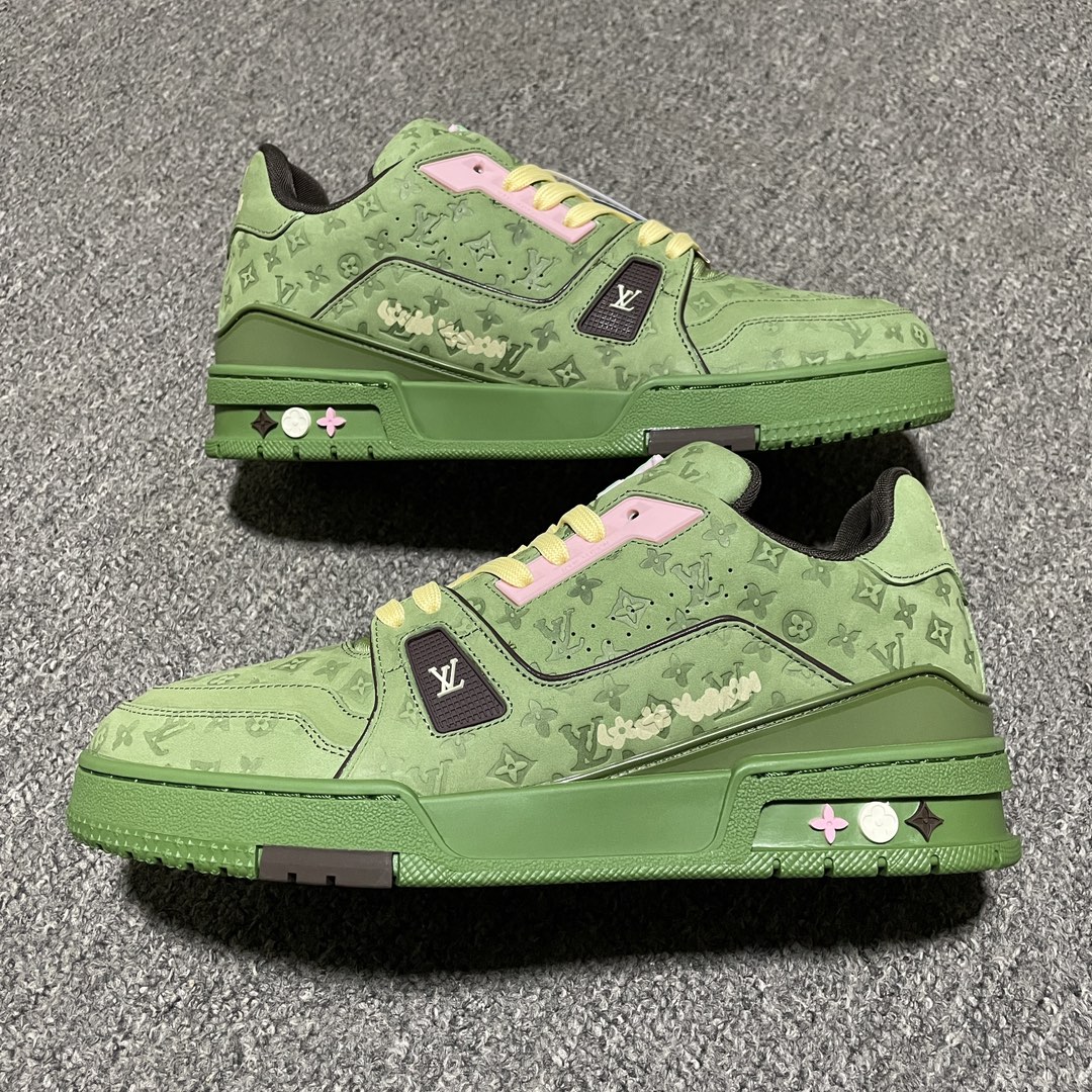 Replica LV Shoe Tyler x Louis Vuitton LV Trainer       ZP …