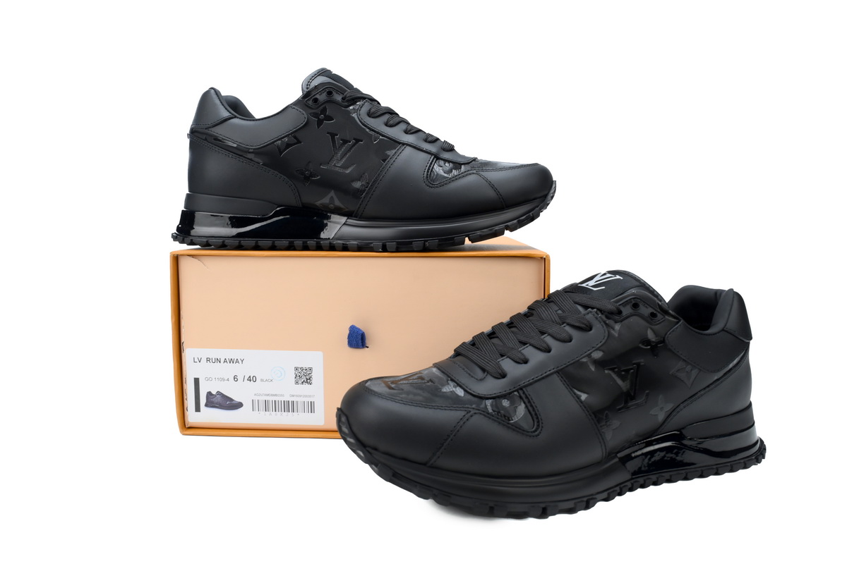 Replica LV Shoe LV Run Away Black