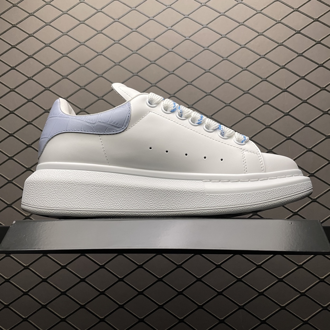 Replica Alexander McQueen Shoe Alexander McQueen White Purple Size 35-39