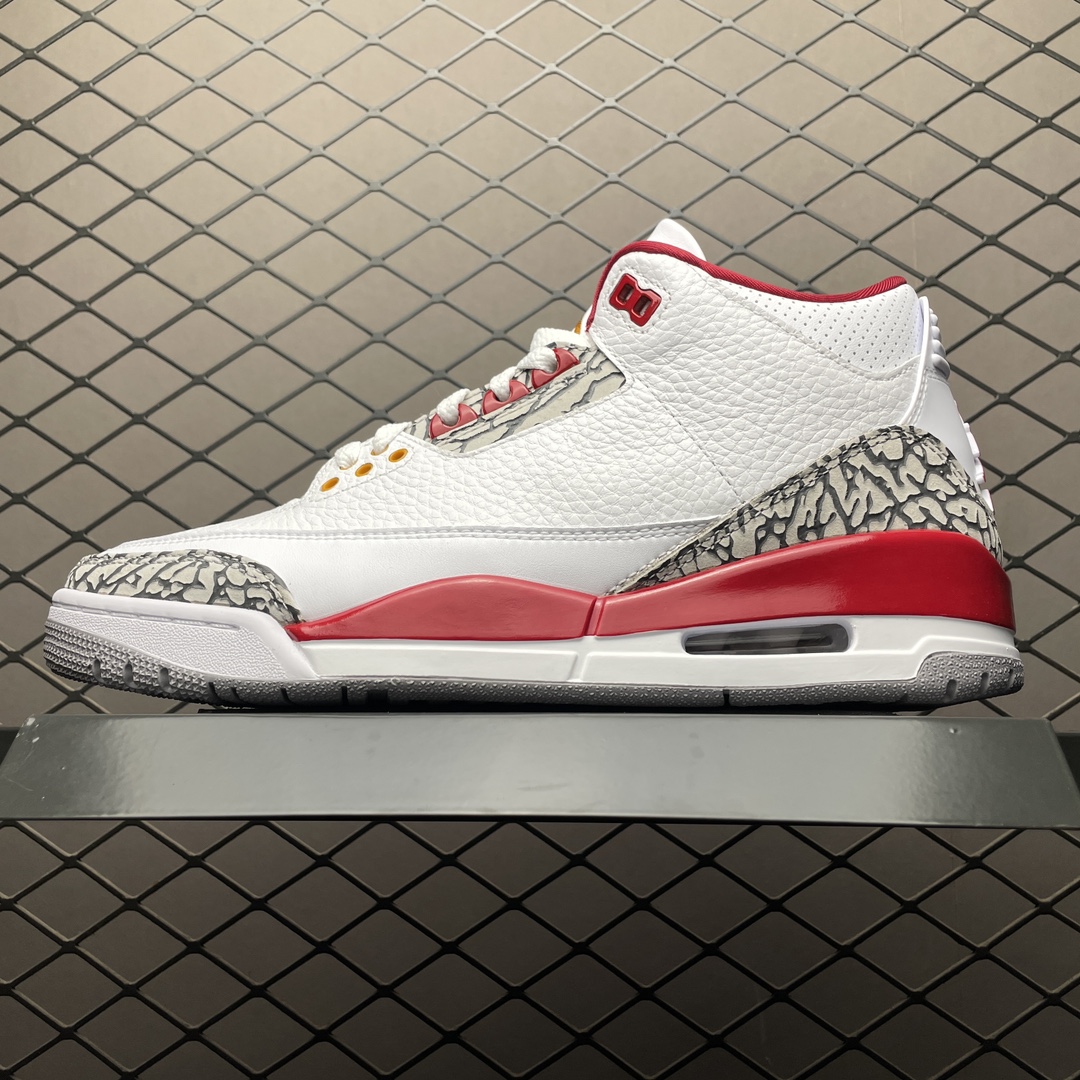 Replica Air Jordan Shoe Air Jordan 3Cardinal RedAJ3 CT8532-126