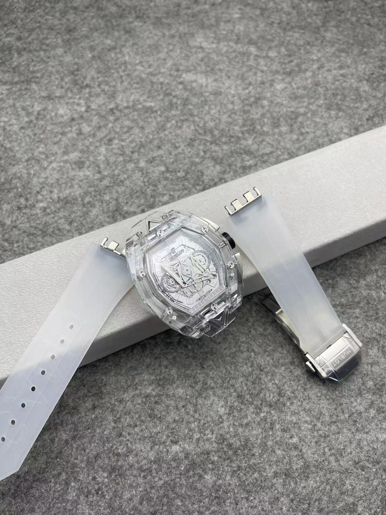 Replica Hublot 904l Stainless Steel Quartzl Watch 44MM