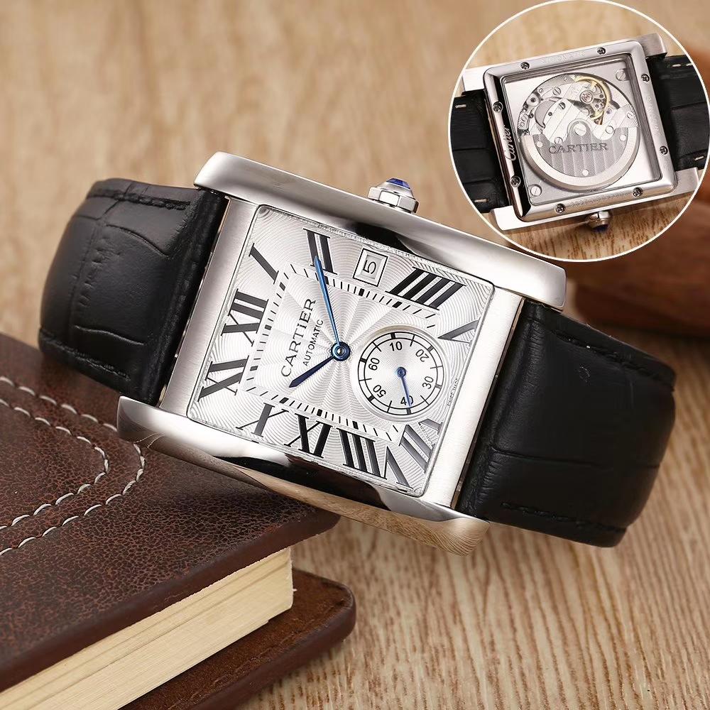 Replica Cartier Tank 904l Stainless Steel Automatic Mechanical Watch 34mm×44mm