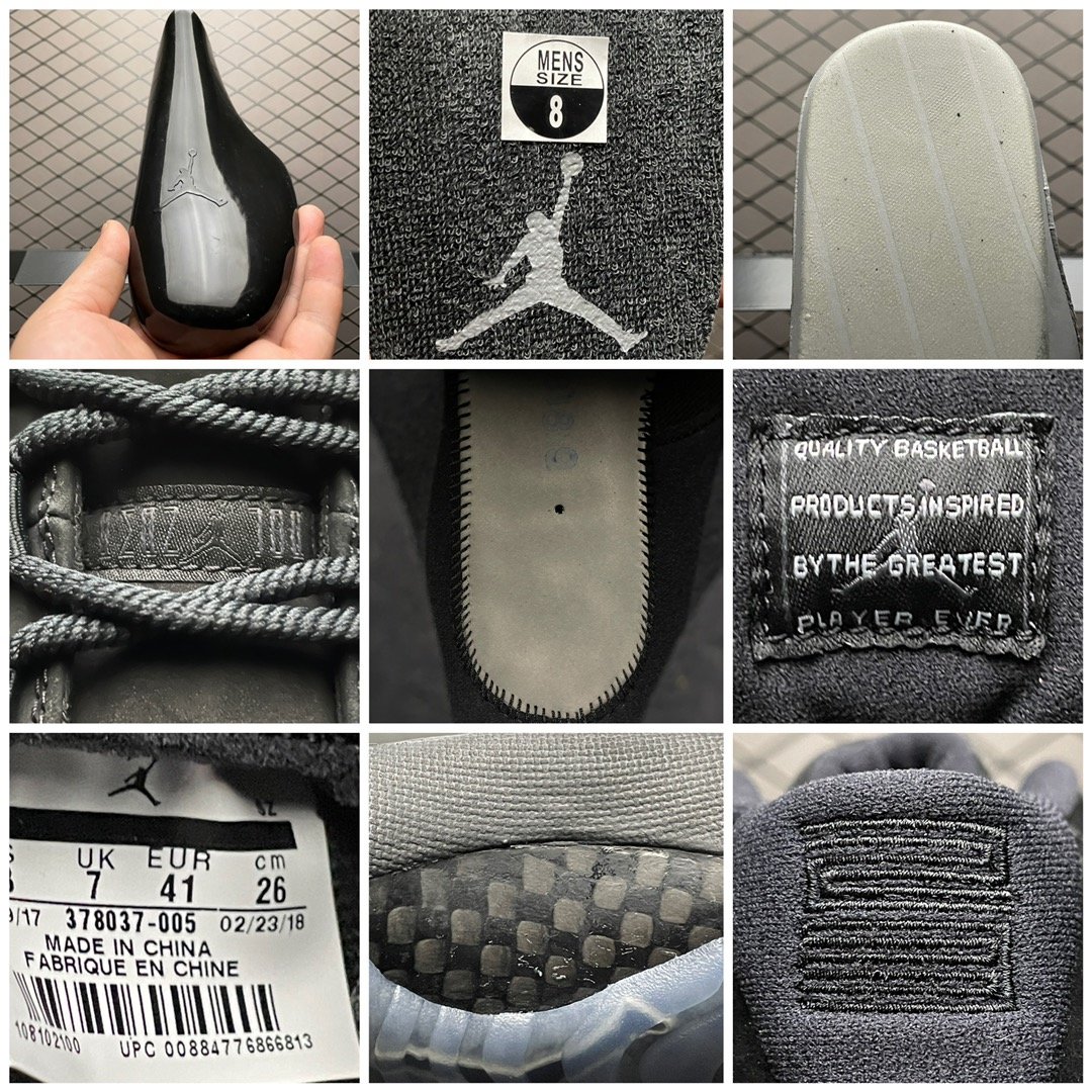 Replica Air Jordan Shoe Air Jordan 11 Cap and Gown AJ11 378037-005 Size 40-47