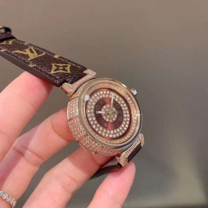 Replica LOUIS VUITTON LV 904l Stainless Steel Quartz Watch 33MM
