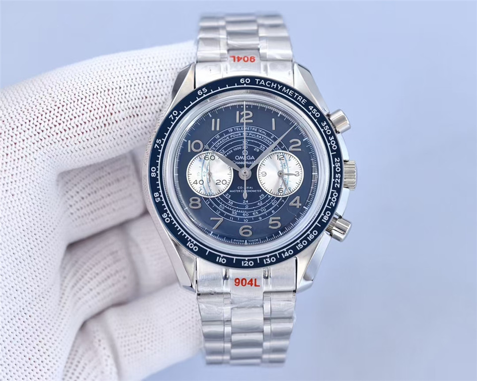 Replica OMEGA Speedmaster 904l Stainless Steel Quartzl Watch 43MM