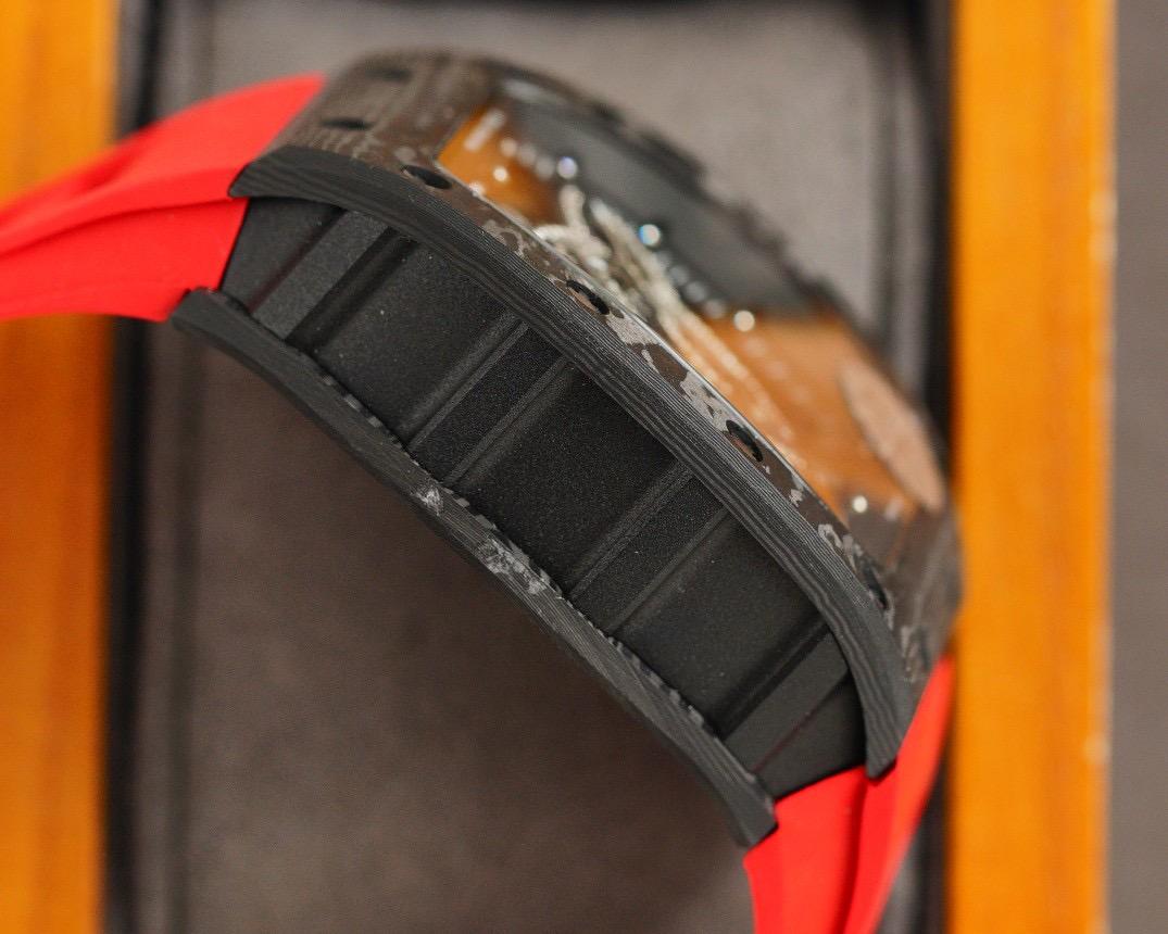 Replica Richard Mille Carbon Fiber Automatic Machine Watch 42MM