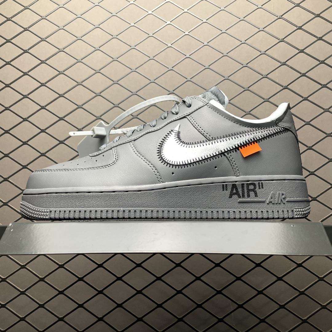 Replica OFF White Shoe X Nike Air Force 1 Grey OW SIZE 40-47.5