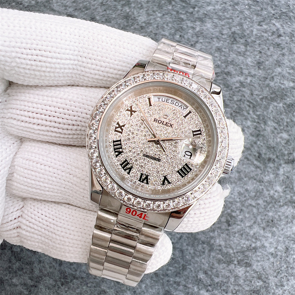 Replica Rolex DayDate 904l Stainless Steel Automatic Mechanical Watch 40mm