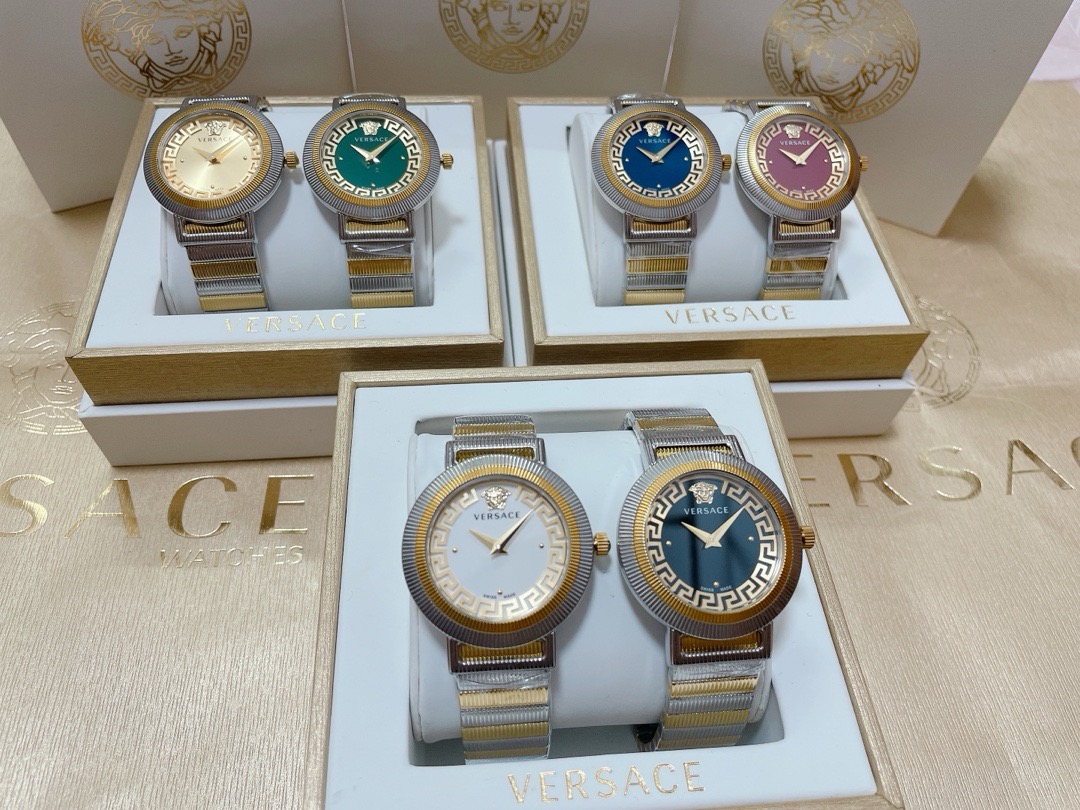 Replica Versace 904l Stainless Steel Quartz Watch 36MM